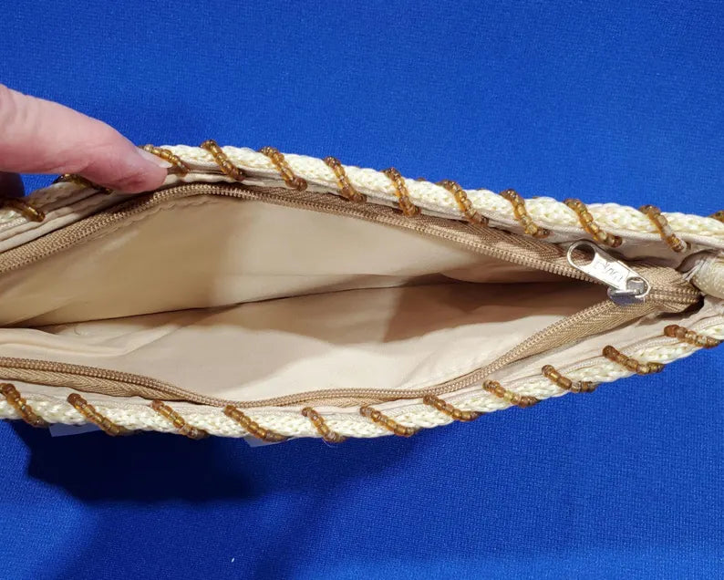 Mother-of-pearl embellished shoulder bag